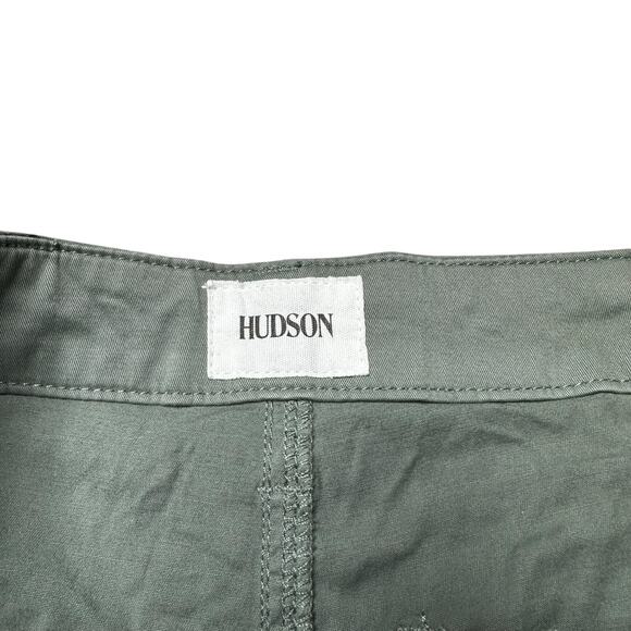 HUDSON Green Utility Shorts Women's Size 29 Pockets Lightweight Summer - Picture 8 of 11